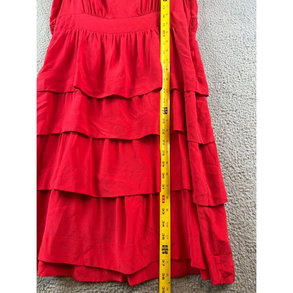 Anthropologie Girls From Savoy 100% Silk Summer Dress Sleeveless size Ten - Picture 7 of 11